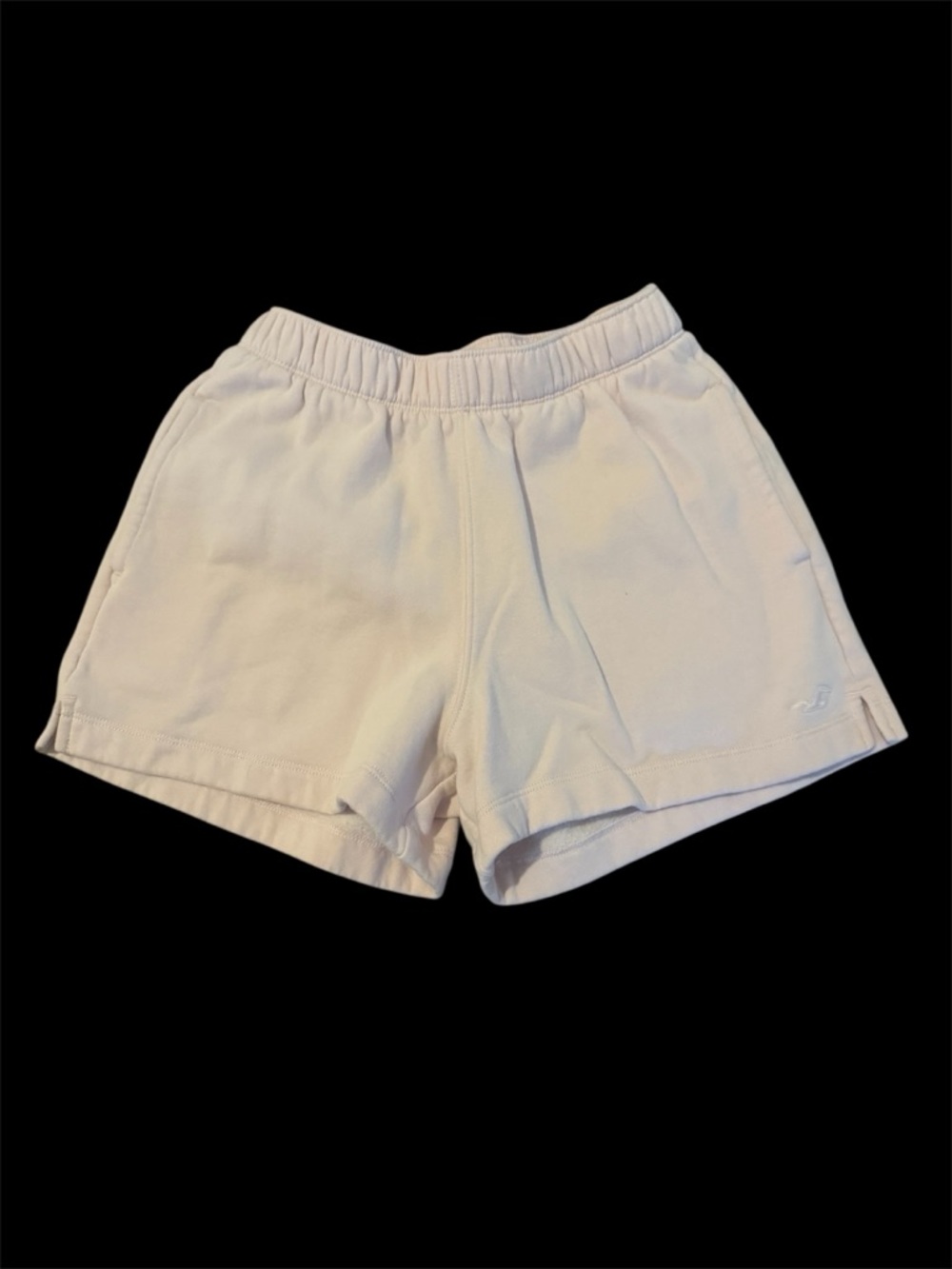 Hollister Light Cream pink Elastic-Waist Athletic Shorts